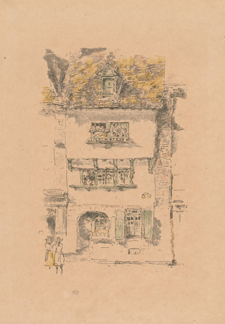 Gelbes Haus, Lannion von James McNeill Whistler