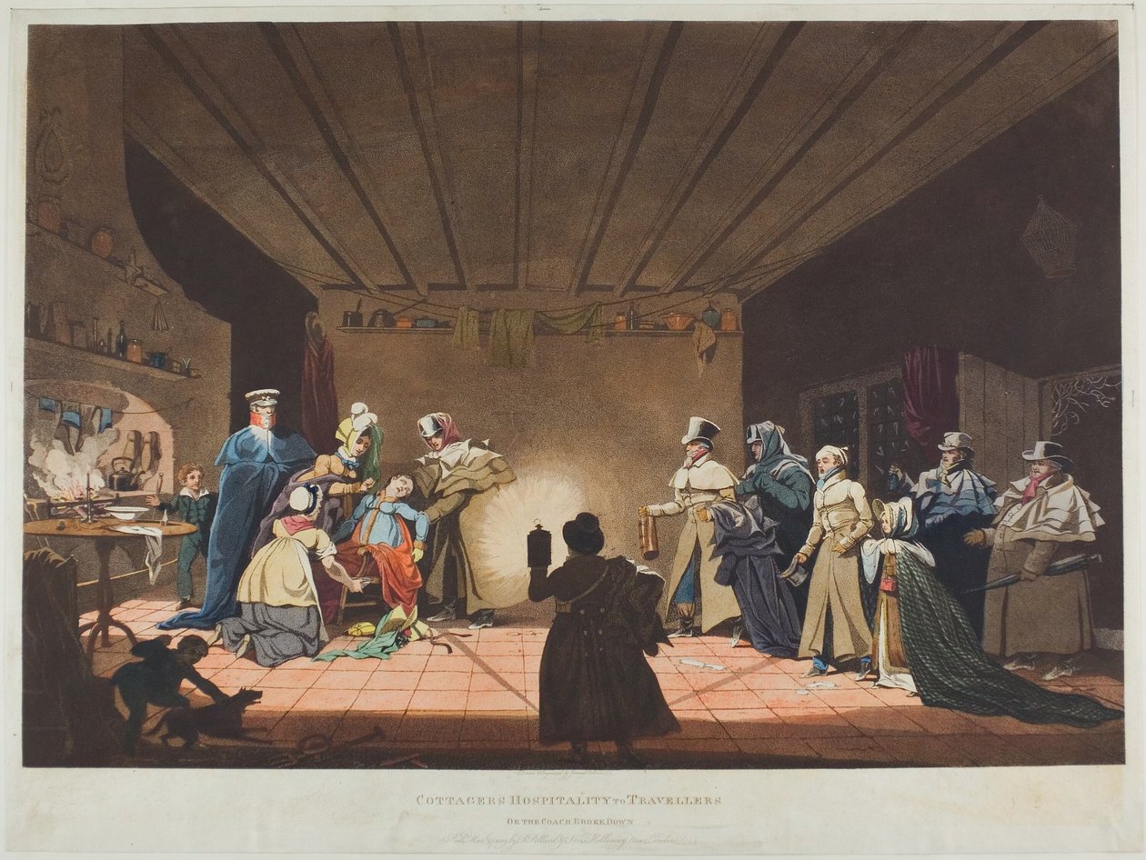 Gastfreundschaft der Landbewohner gegenüber Reisenden oder Der Wagen brach zusammen von James Pollard