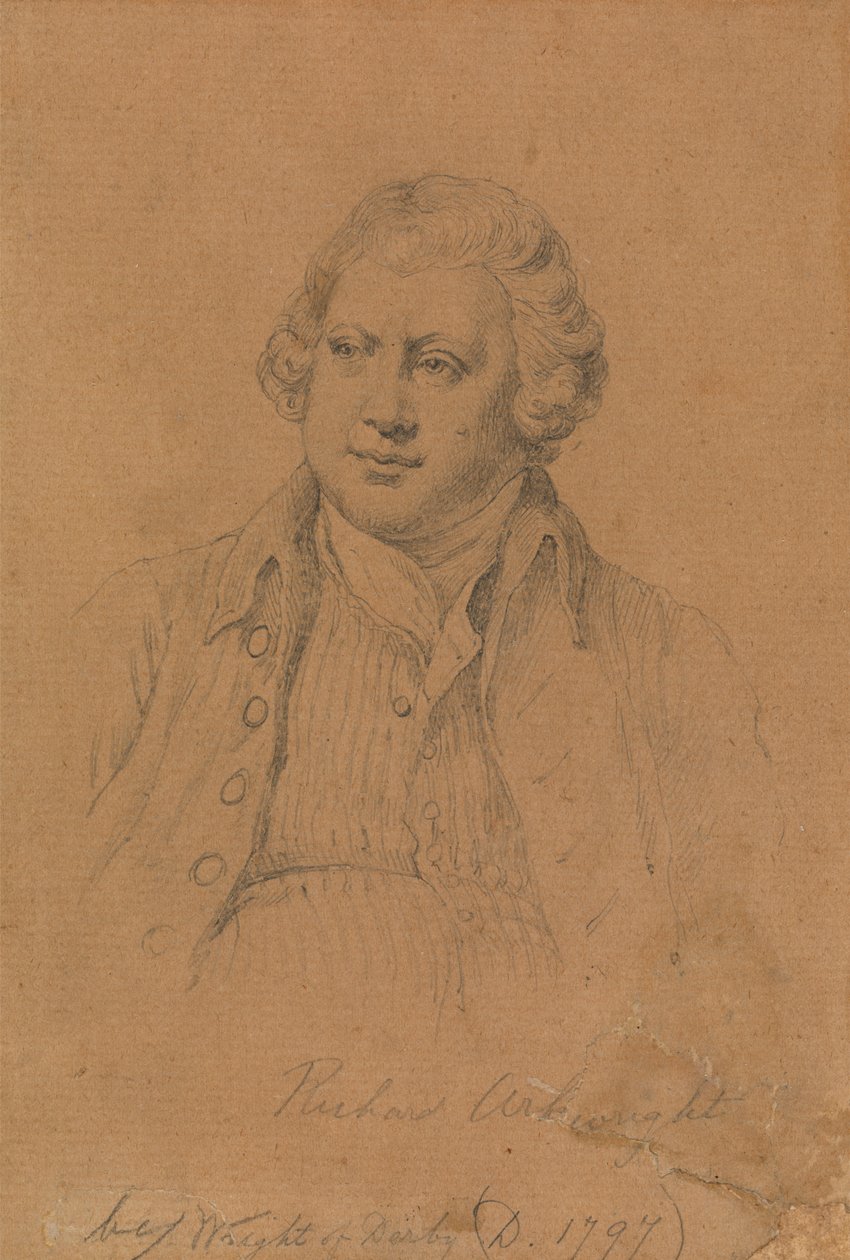 Richard Archwright, Erfinder der Spinning Jenny von James Posselwhite