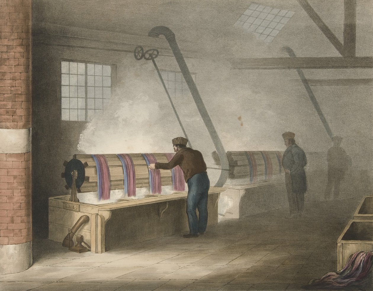 Färben, Fortschritt der Baumwolle Nr. 11, veröffentlicht 1840 von James Richard Barfoot