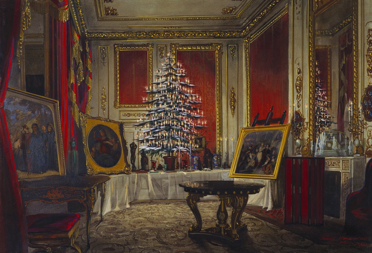 Königin Victorias Weihnachtsbaum, 1850 von James Roberts