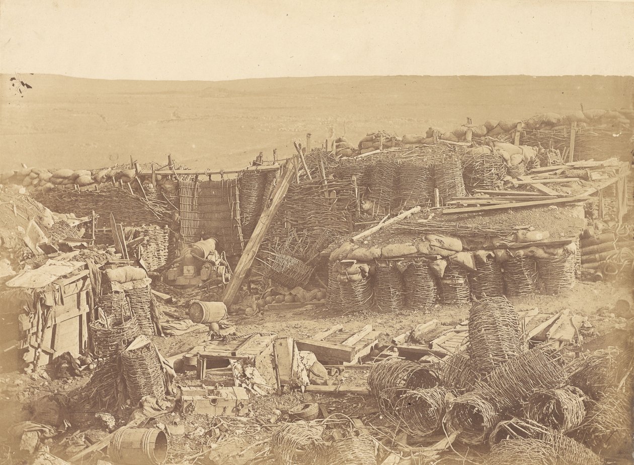 Innenansicht des Redan - Russische Batterie von James Robertson