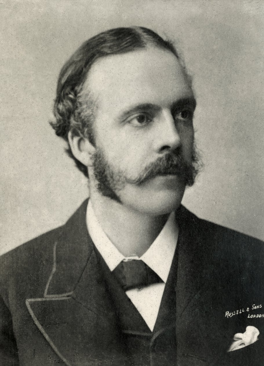 Porträt von Lord James Arthur Balfour von James Russell