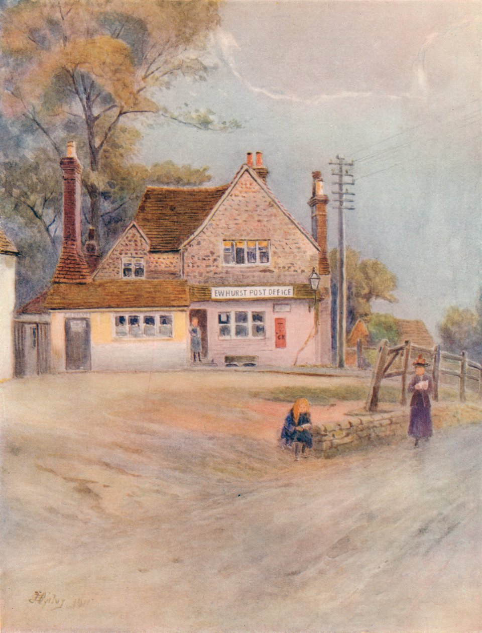 Ewehurst Postamt, 1911, 1914 von James S Ogilvy
