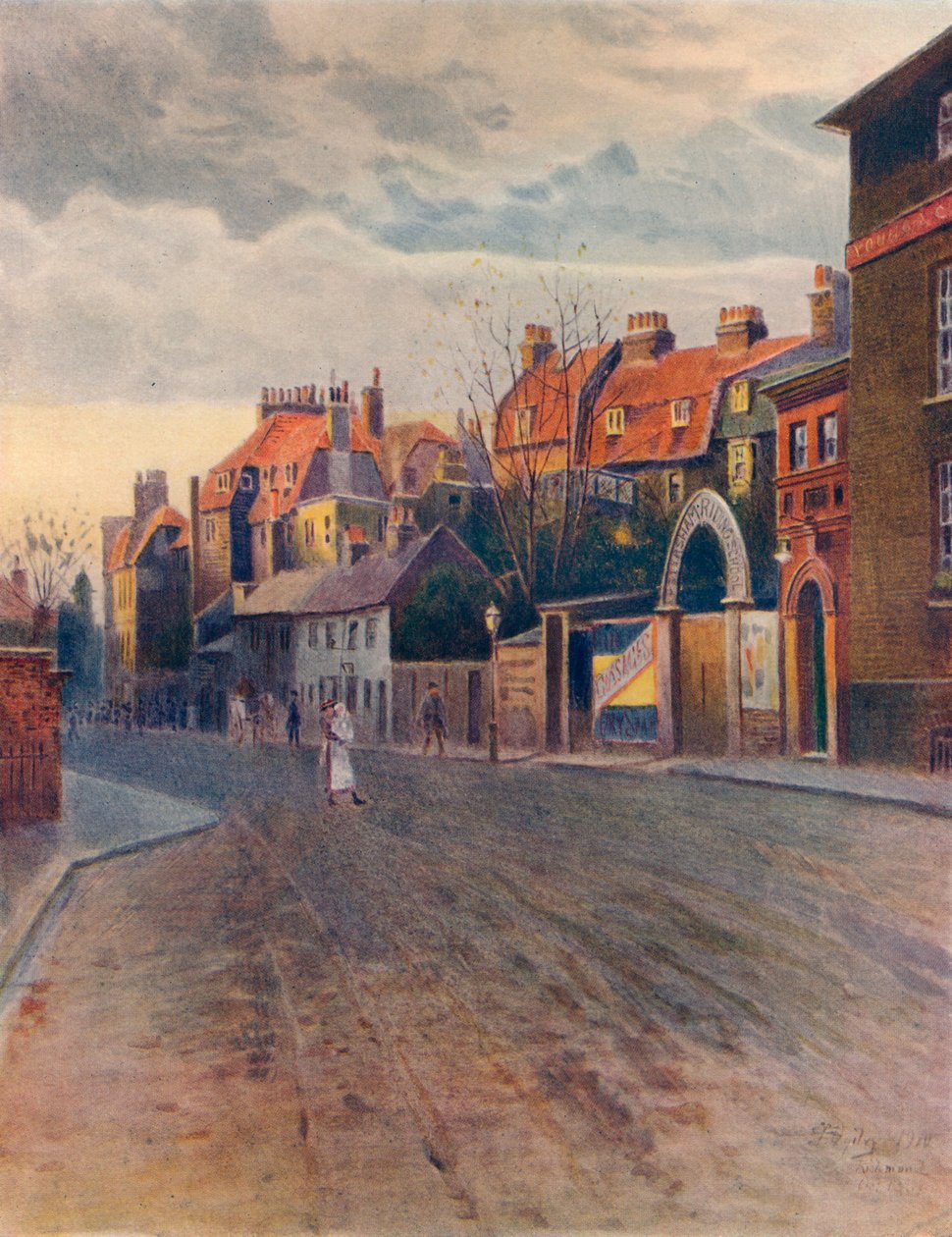Petersham Road, Richmond, ca. 1904, 1914 von James S Ogilvy