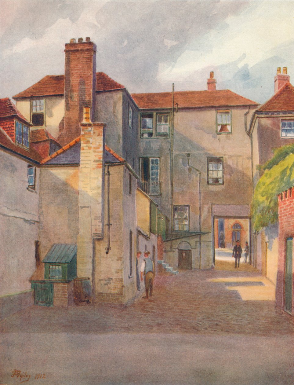 Der Schwanenhof, Reigate, 1912, 1914 von James S Ogilvy