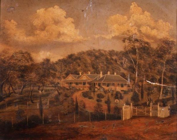 Ein Gehöft, Mitcham, Südaustralien von James Shaw