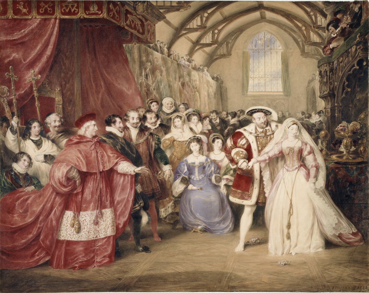 Das Bankett von Heinrich VIII. in York Place von James Stephanoff