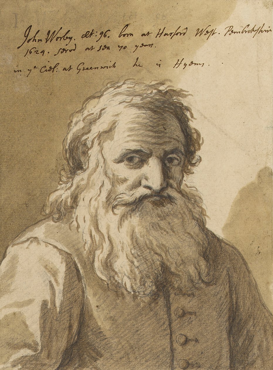 John Worley (1624-1721), ca. 1720 von James Thornhill