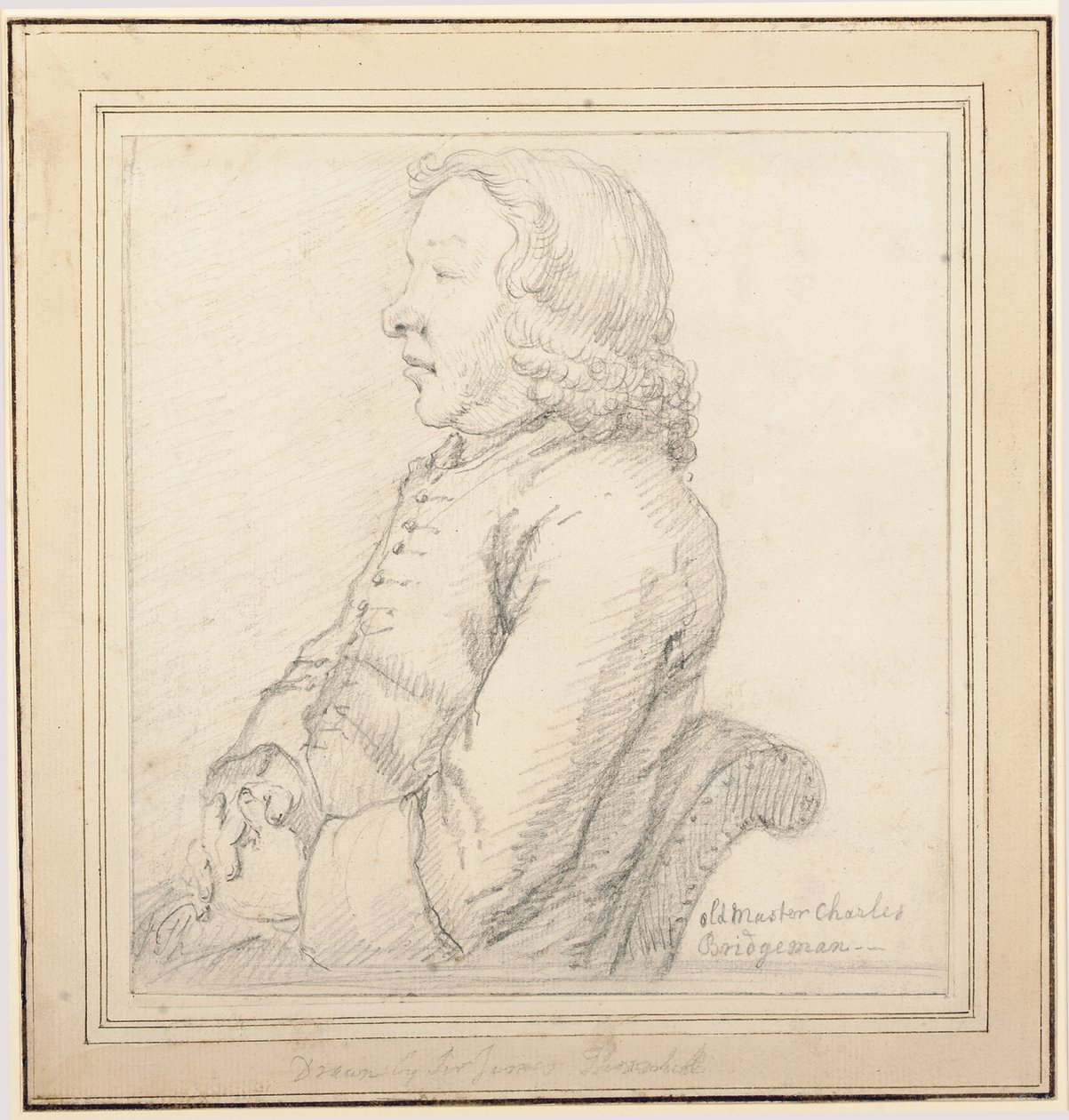 Porträt von Charles Bridgeman von James Thornhill