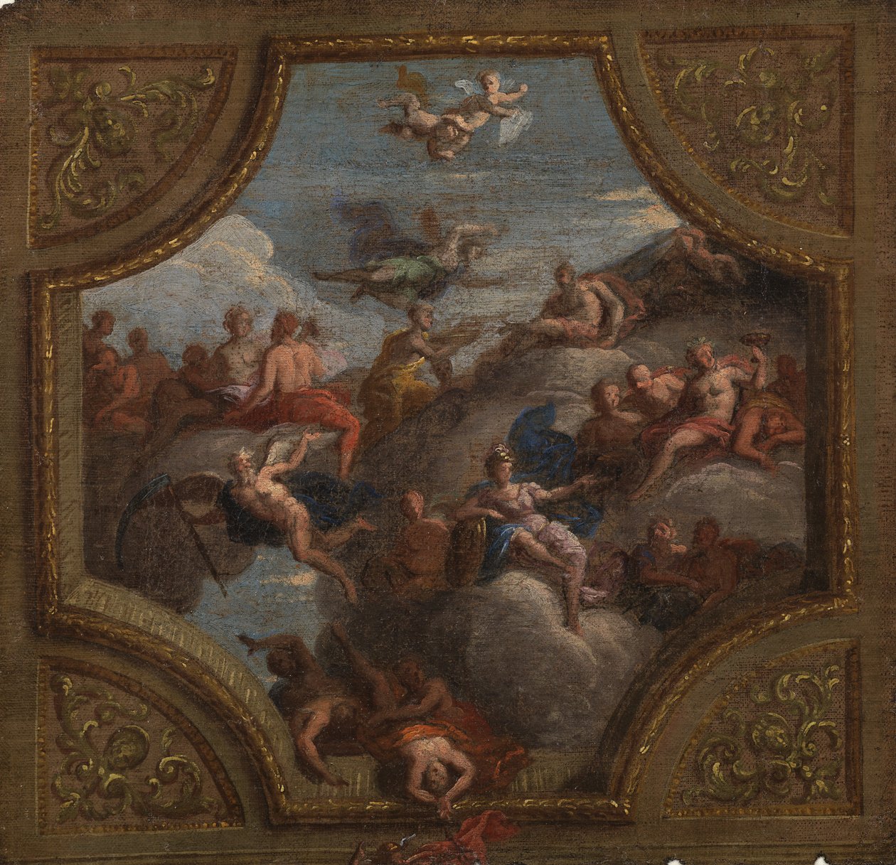 Skizze für eine Deckendekoration, 1700 von James Thornhill