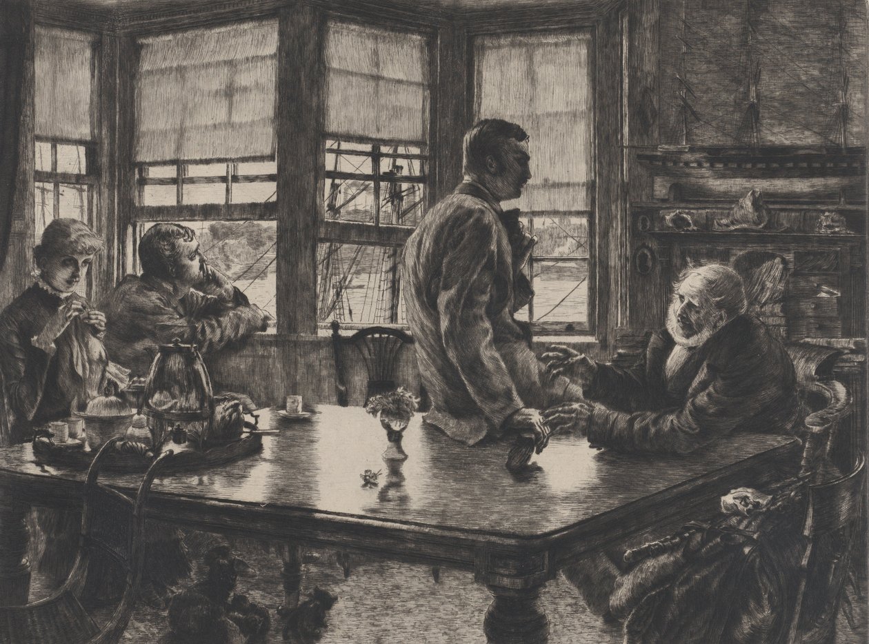 Das Gleichnis vom verlorenen Sohn: Die Abreise Nr. 1 von James Tissot