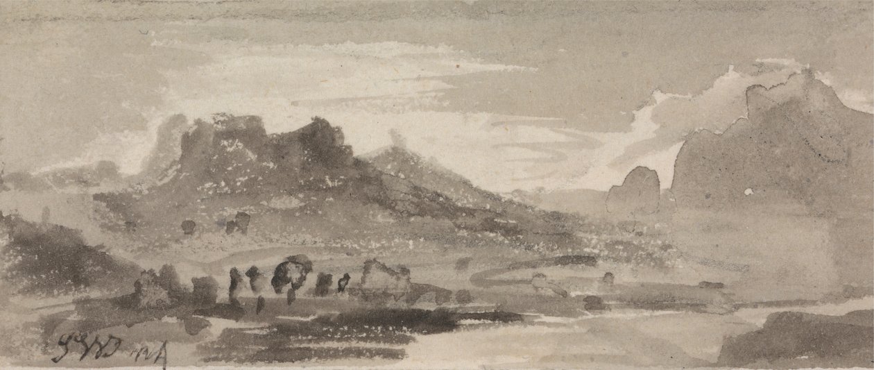 Gebirgslandschaft von James Ward