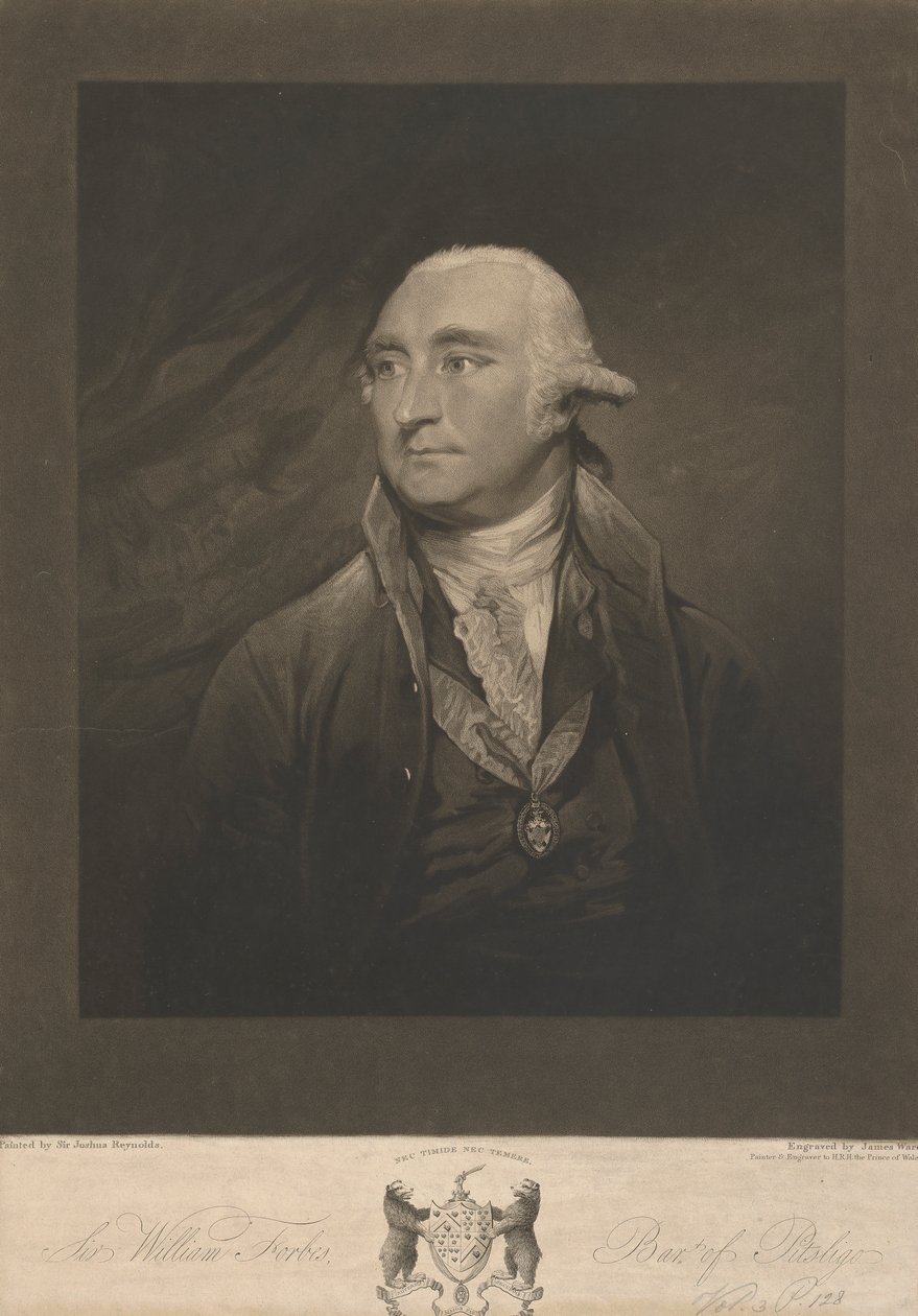 Sir William Forbes, 6. Baronet von Monymusk und Pitsligo von James Ward