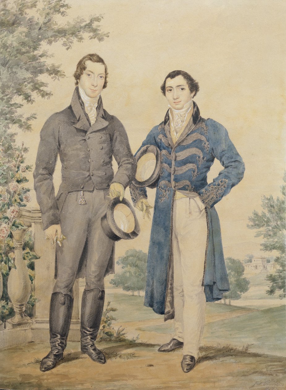 Porträt von zwei Herren, 1817 von James Warren Childe
