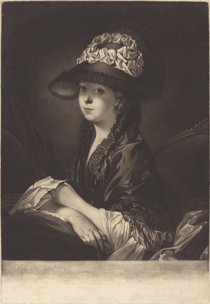 Lucinda, Miss Moore von James Watson after Pierre Etienne Falconet