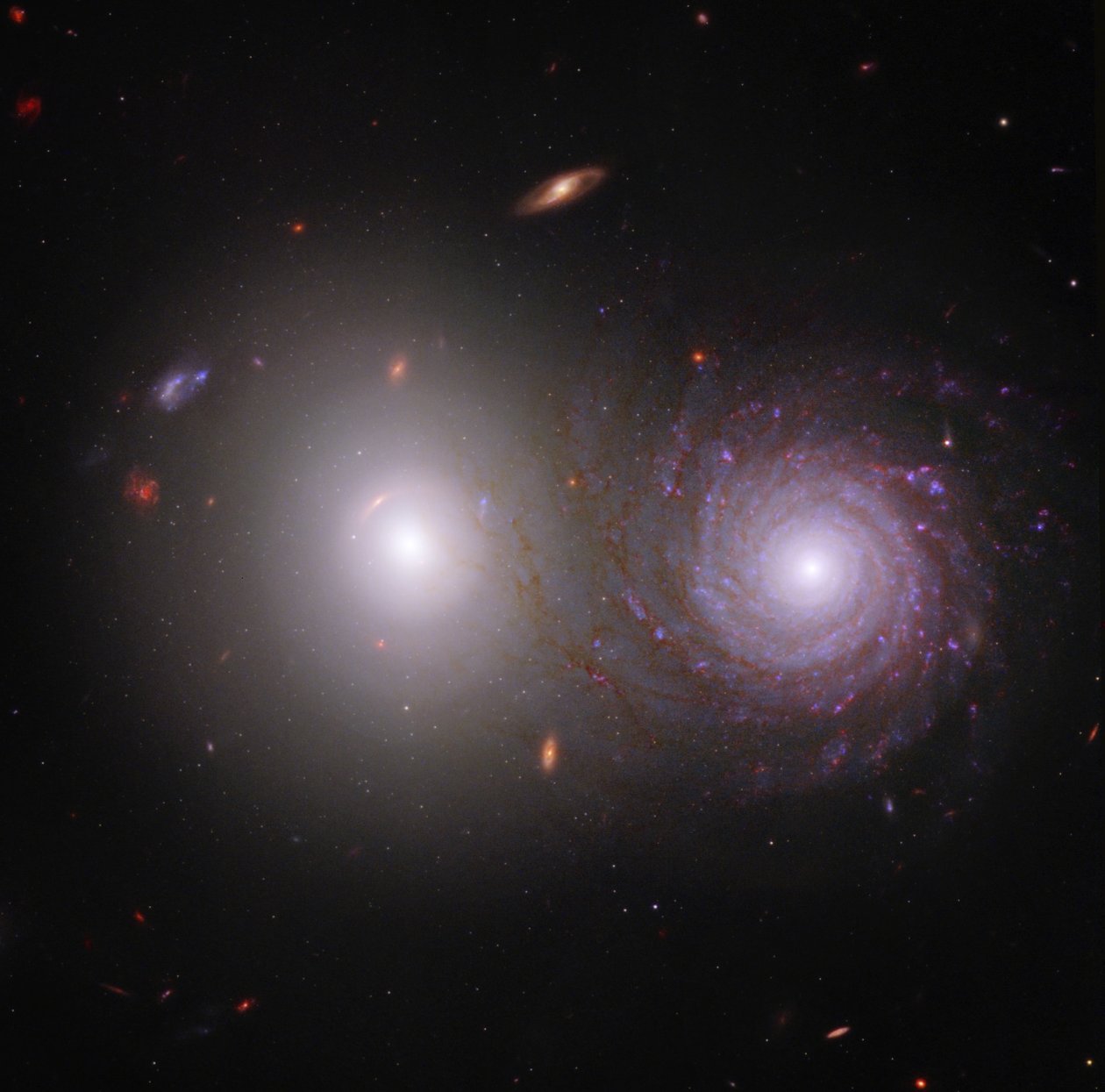 Interagierende Galaxien VV 191 von James Webb Space Telescope (NASA)