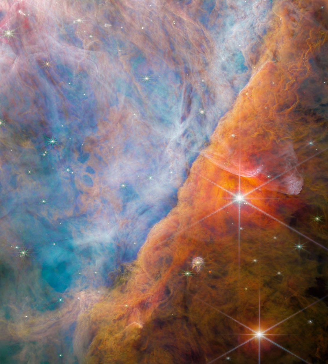 Orion Bar von James Webb Space Telescope (NASA)