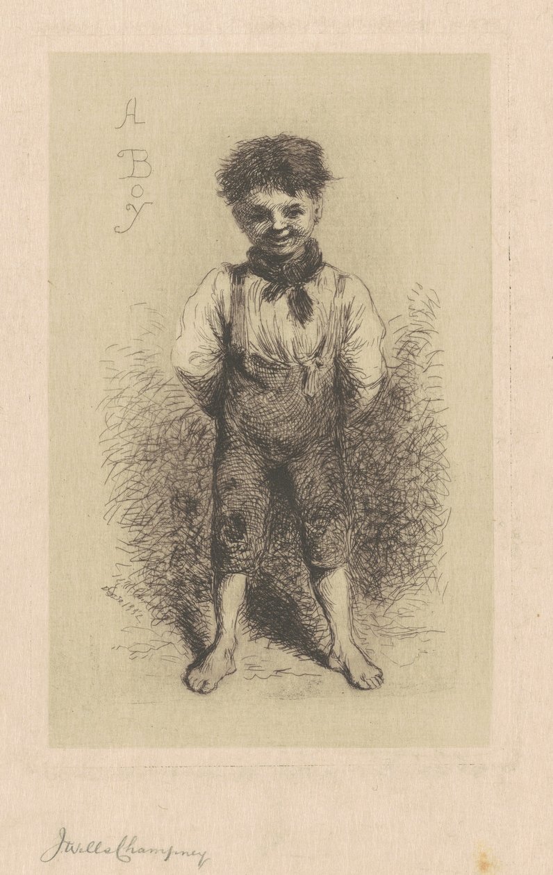 Ein Junge von James Wells Champney