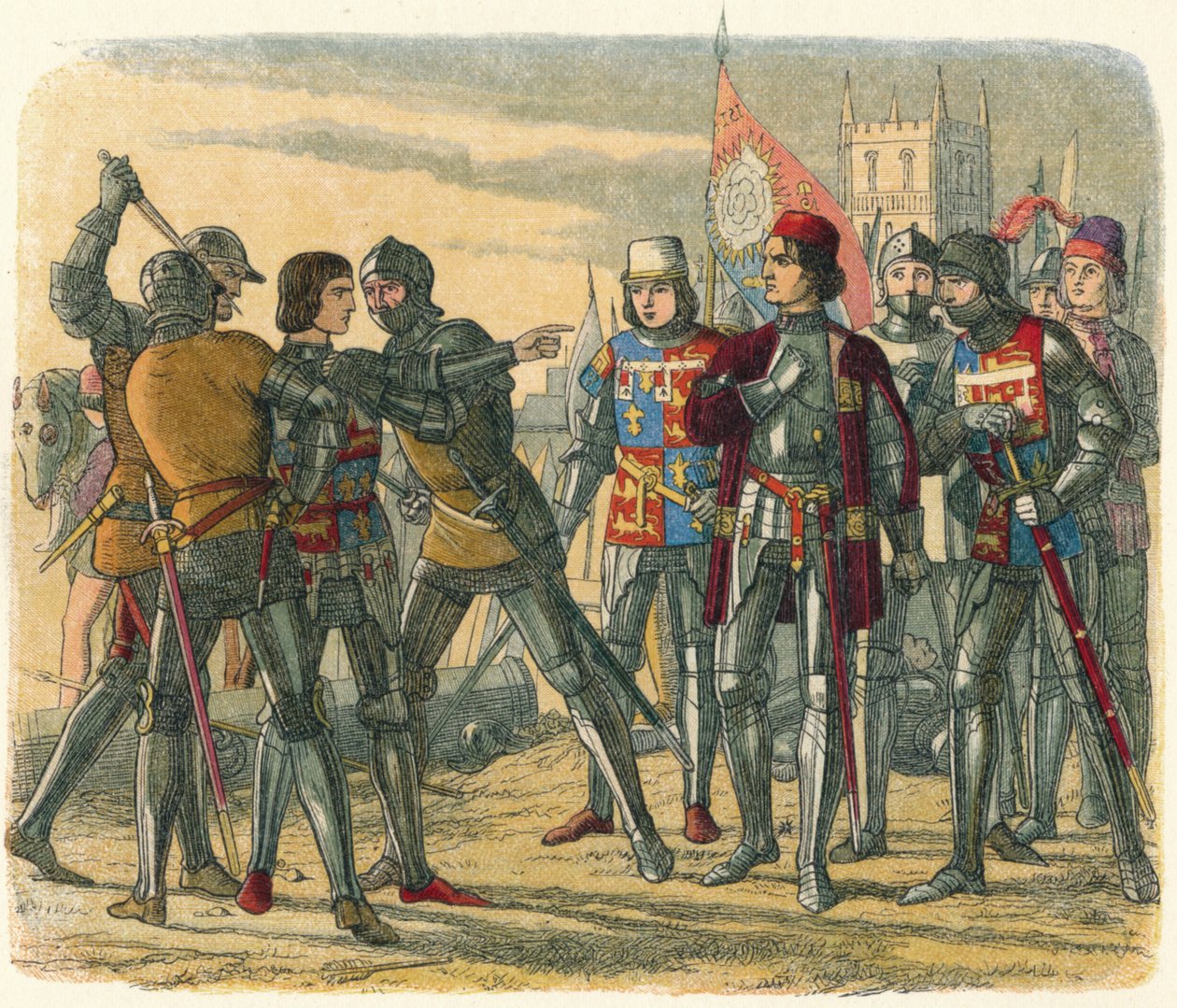 Mord an Prinz Edward, 1471, 1864 von James William Edmund Doyle