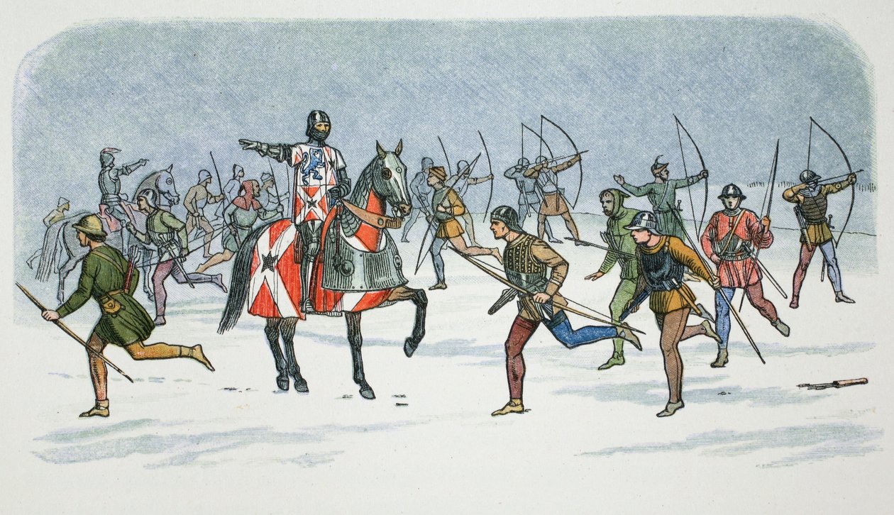 Strategem von Lord Fauconberg in der Schlacht von Towton, Yorkshire von James William Edmund Doyle