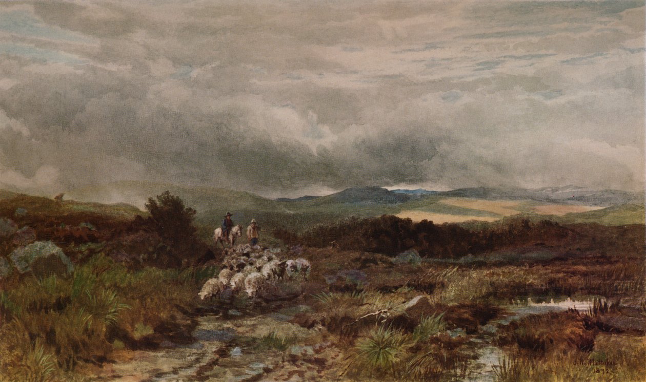 Bergstraße, Capel Curig, Nordwales, 1938 von James William Whitaker