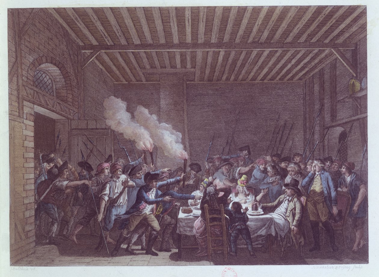 Die Verhaftung von Ludwig XVI. (1754-93) in Varennes, 22. Juni 1791 von Jan Bulthuis