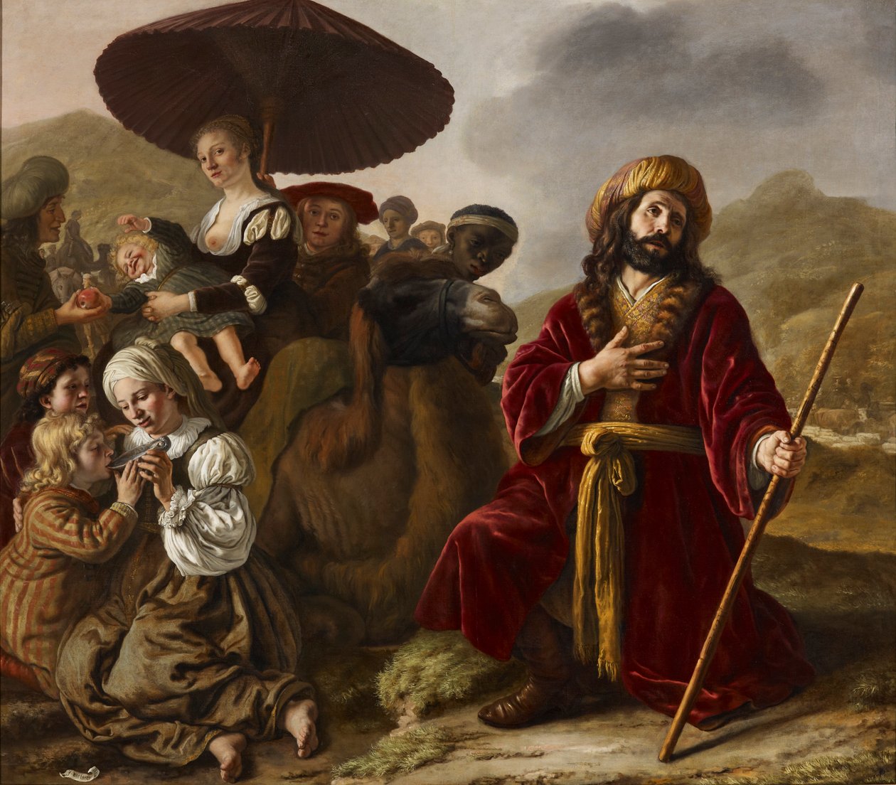 Jakob sucht Esaus Vergebung von Jan Victors