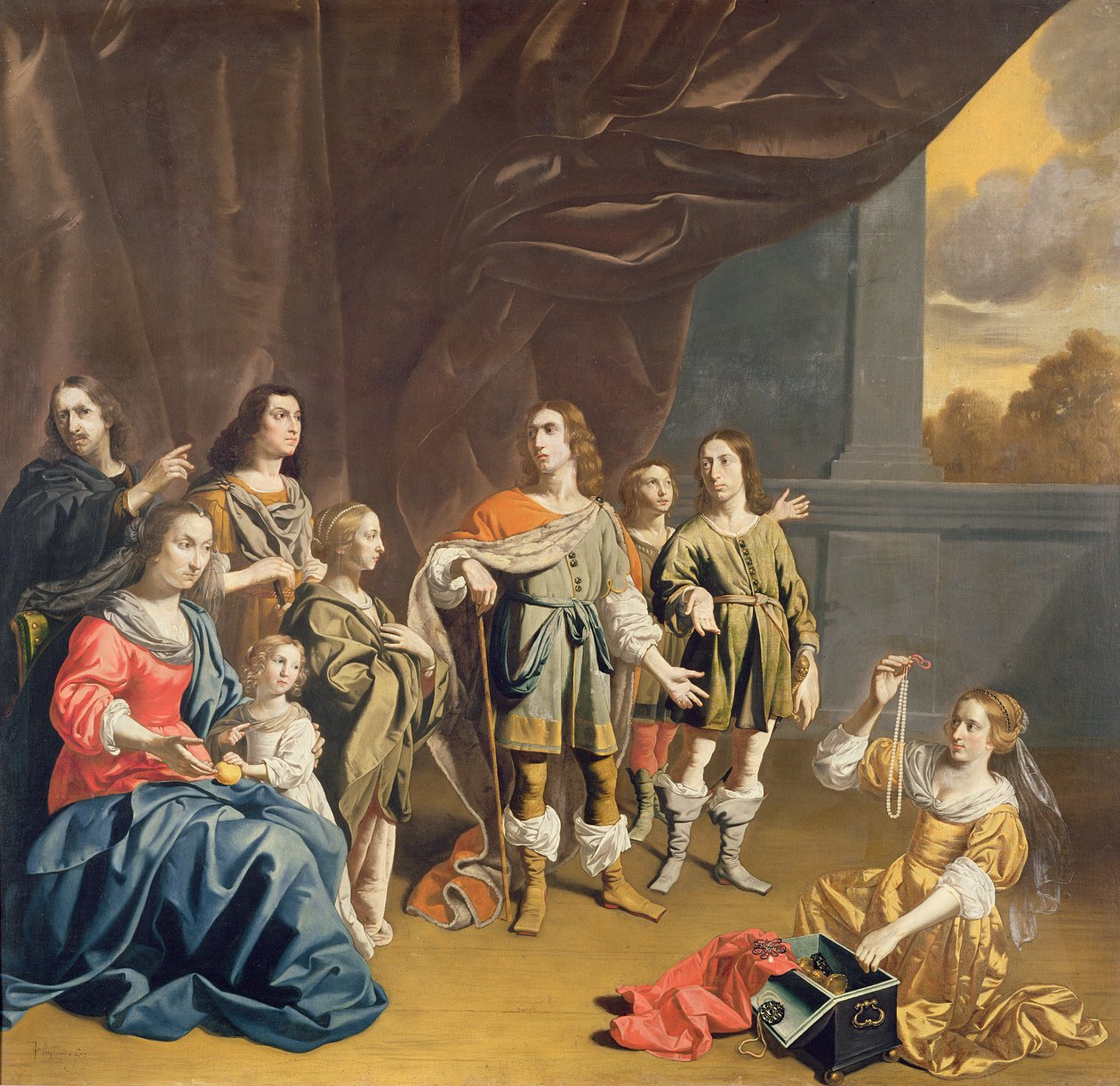 Cornelia und ihre Juwelen von Jan van Bijlert or Bylert