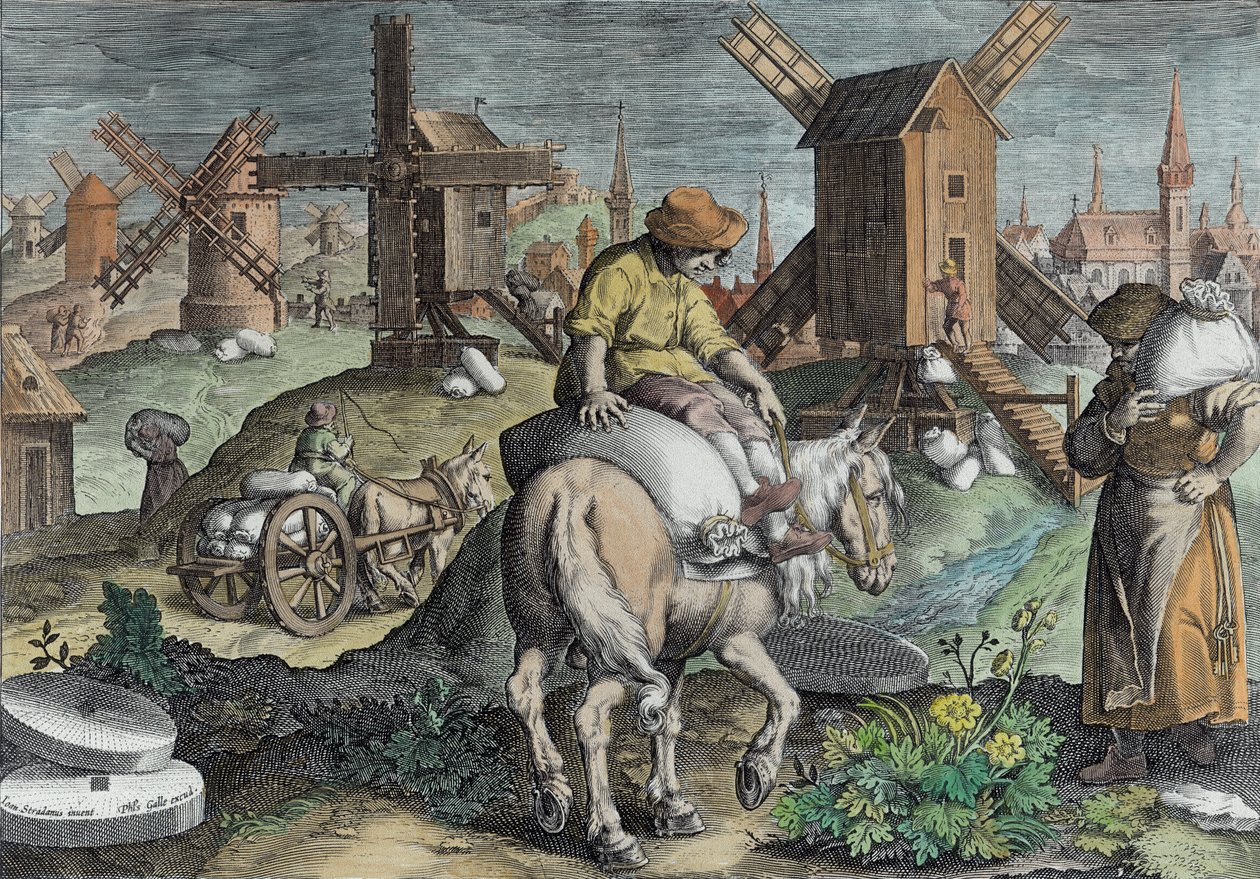 Windmühlen, Tafel 12 aus 