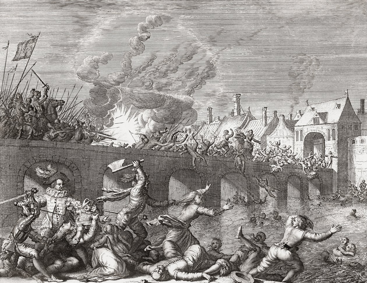 Belagerung von Maastricht von Jan (after) Luyken