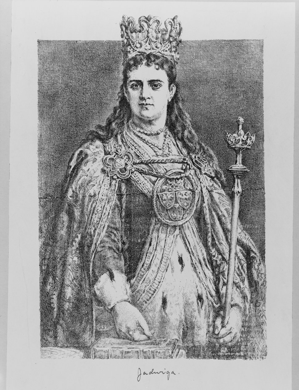 Königin Jadwiga von Polen, 19. Jahrhundert von Jan Alojzy Matejko
