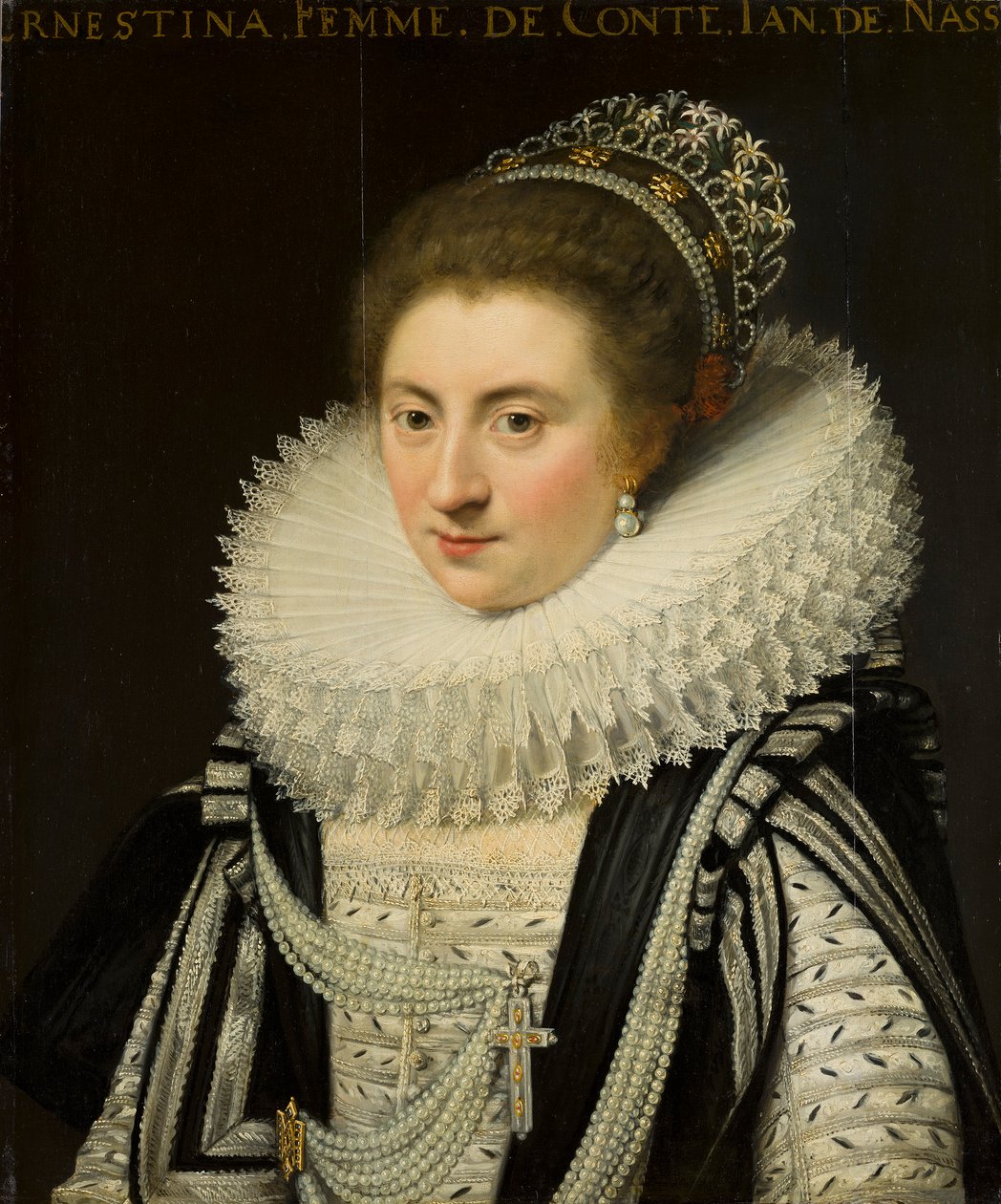 Porträt von Ernestine Yolande (1594-1663), Prinzessin von Ligne, nach 1618 von Jan Anthonisz. van Ravesteyn