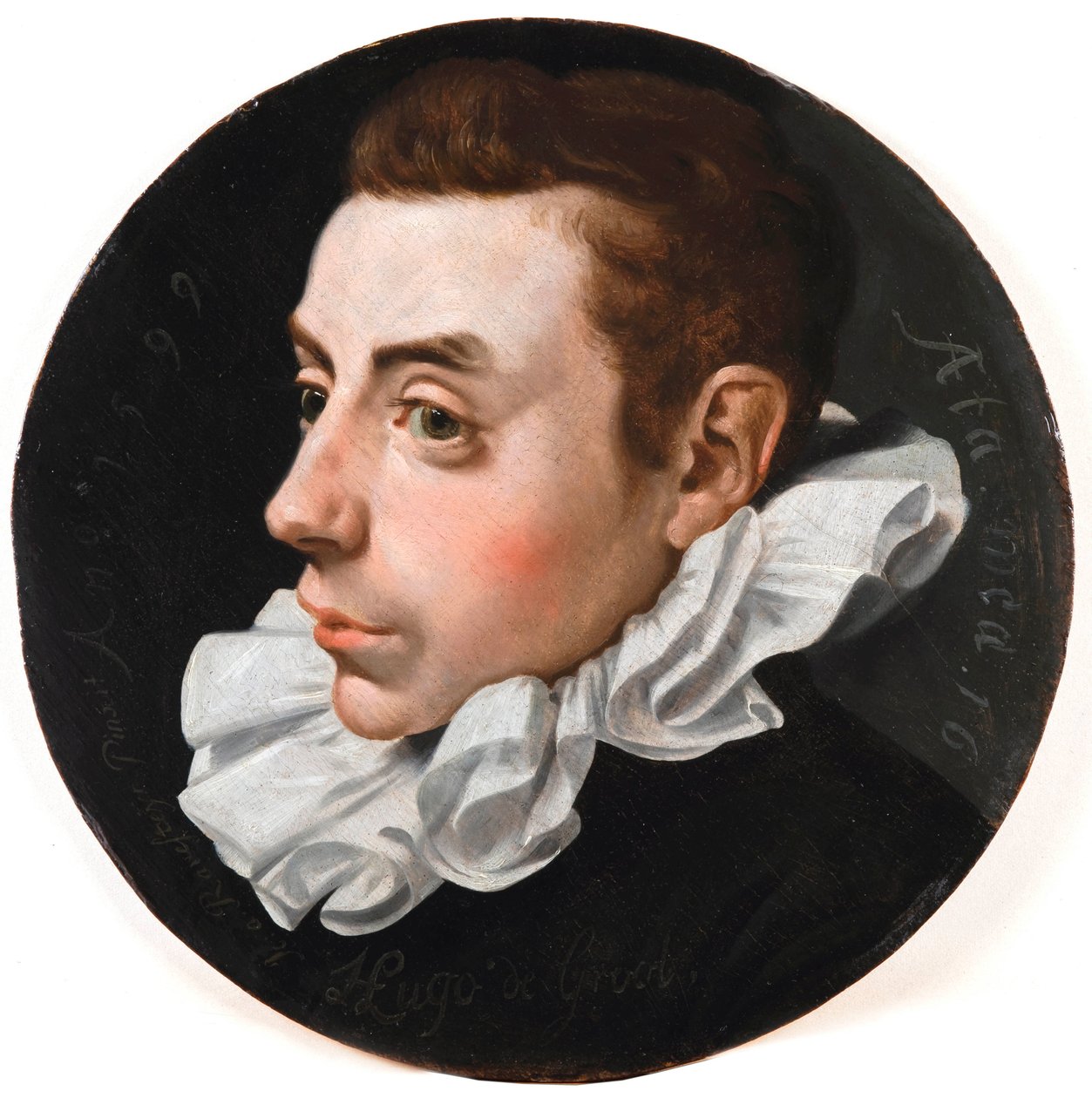 Porträt von Hugo Grotius im Alter von sechzehn Jahren von Jan Anthonisz. van Ravesteyn