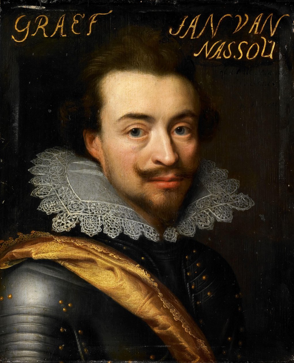 Porträt von Jan dem Jüngeren, Graf von Nassau-Siegen (Graf Johann VIII. von Nassau-Siegen) von Jan Antonisz van Ravesteyn (workshop of)
