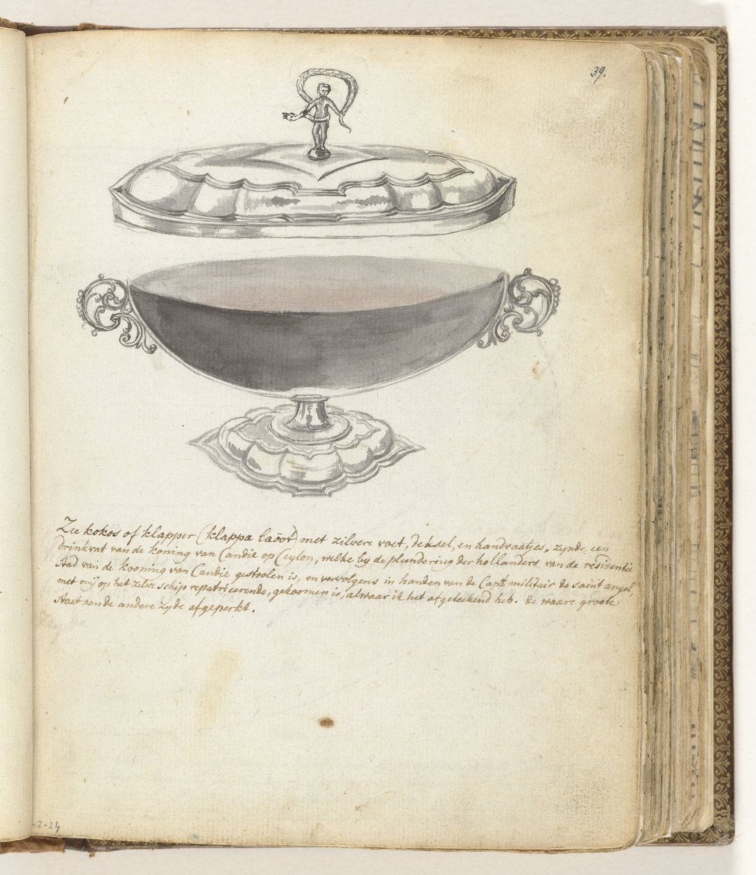 Trinkgefäß des Königs von Kandy von Jan Brandes