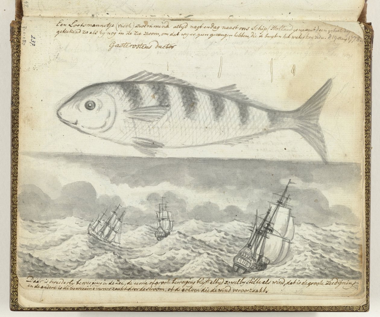 Lotsenmännchen und Schiffe in Seegang von Jan Brandes