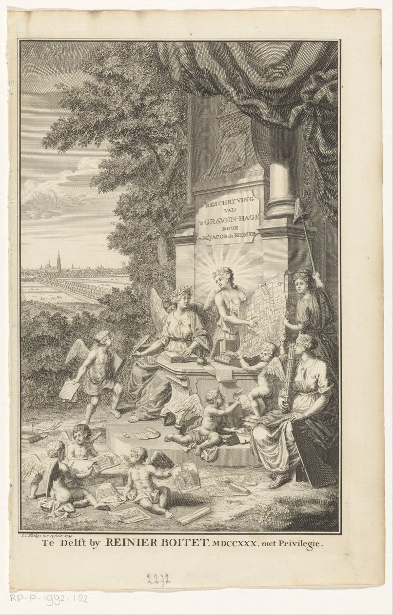 Allegorie auf die Geschichte von Den Haag von Jan Caspar Philips