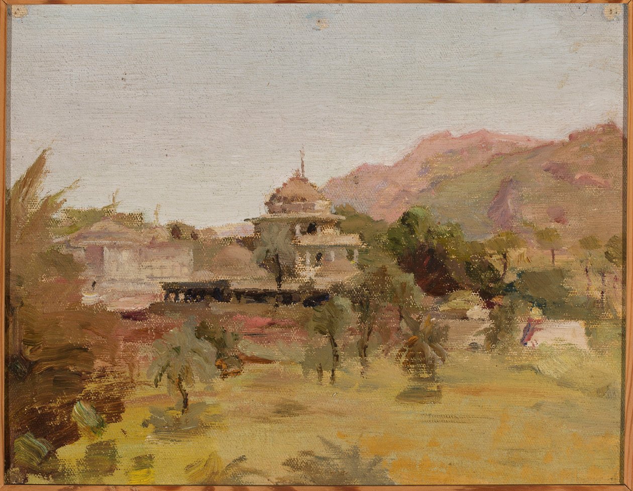 Diewarra Templer Stand Abu. Aus der Reise nach Indien von Jan Ciągliński