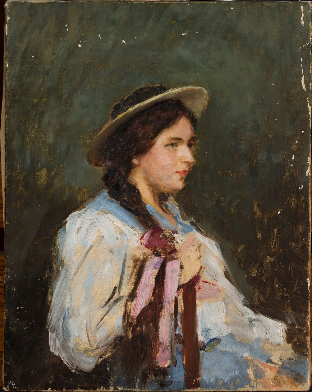 Porträt einer Frau von Jan Ciągliński