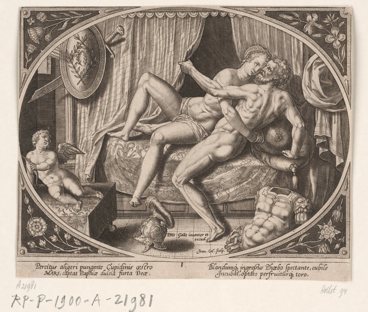 Ehebruch von Venus und Mars von Jan Collaert (II)