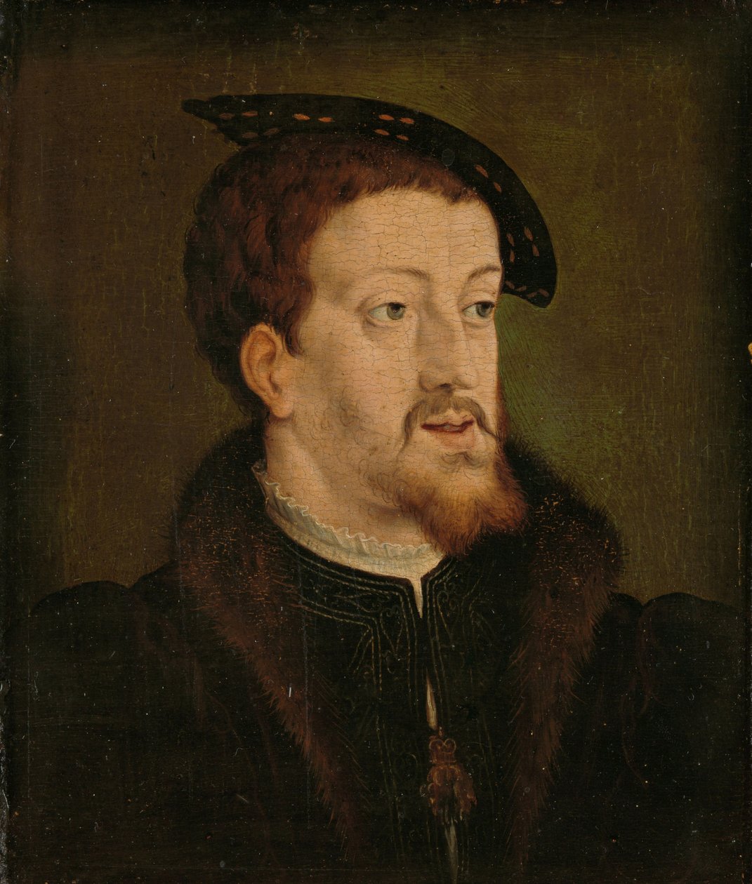 Porträt von Karl V., um 1530 von Jan Cornelisz (after) Vermeyen