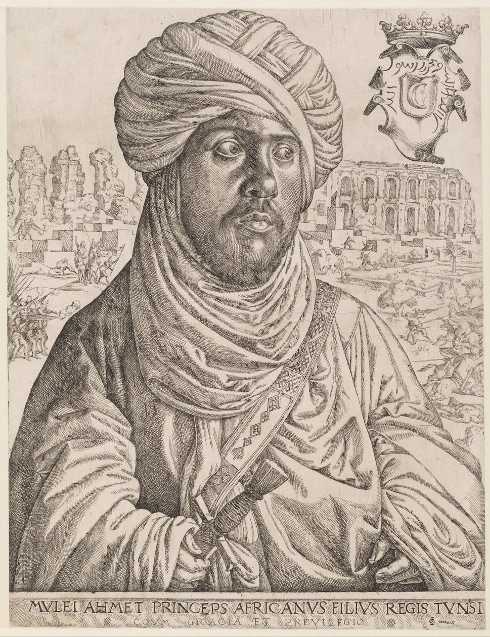 Porträt von Muley Ahmed von Jan Cornelisz Vermeyen