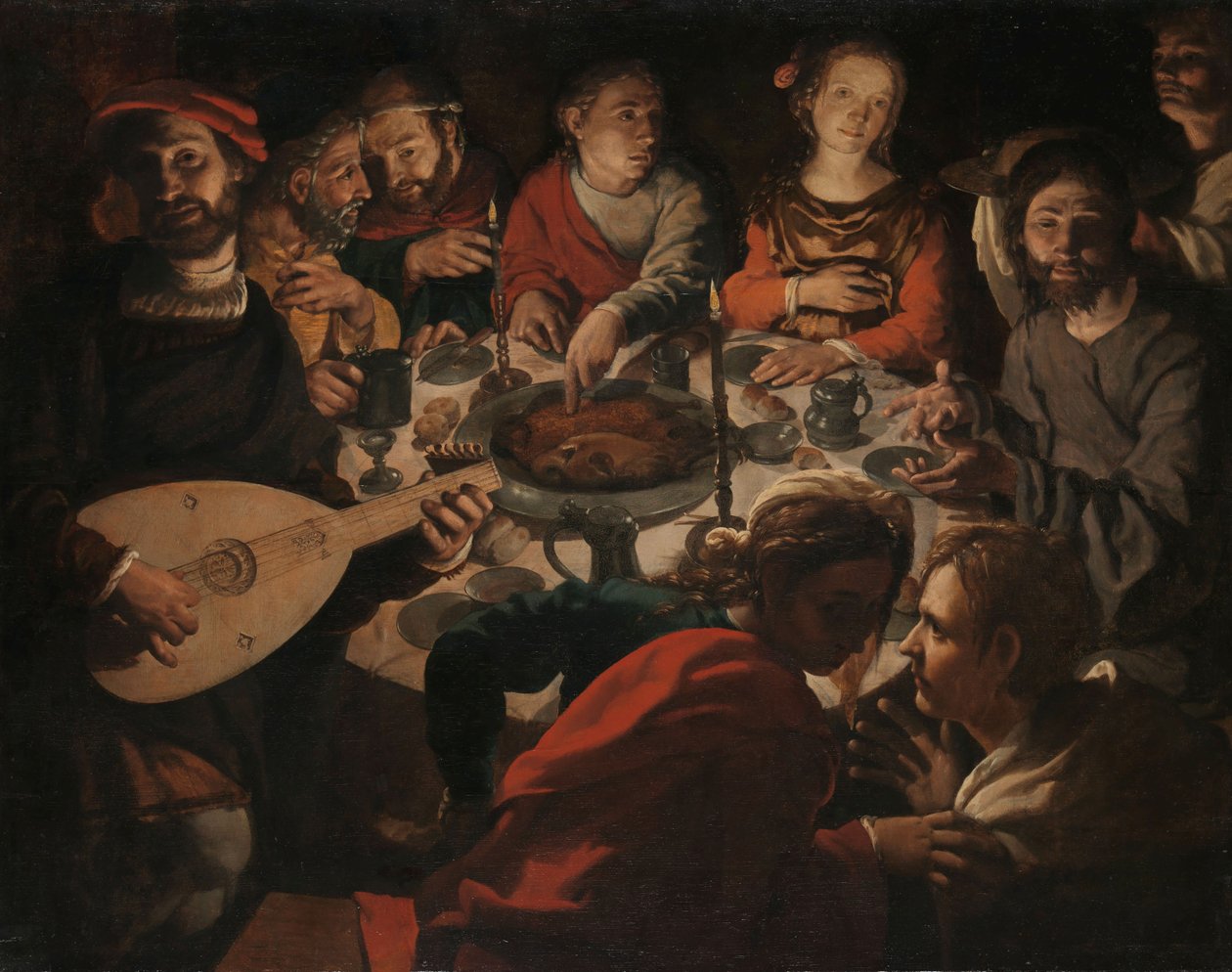 Die Hochzeit zu Kana, ca. 1530-32 von Jan Cornelisz Vermeyen