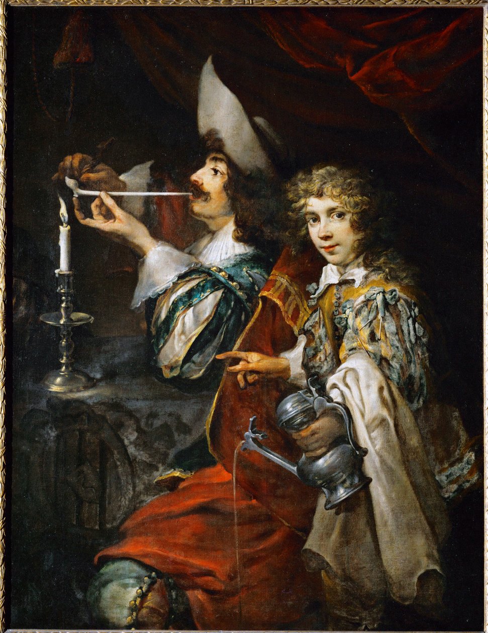 Der Raucher von Jan Cossiers