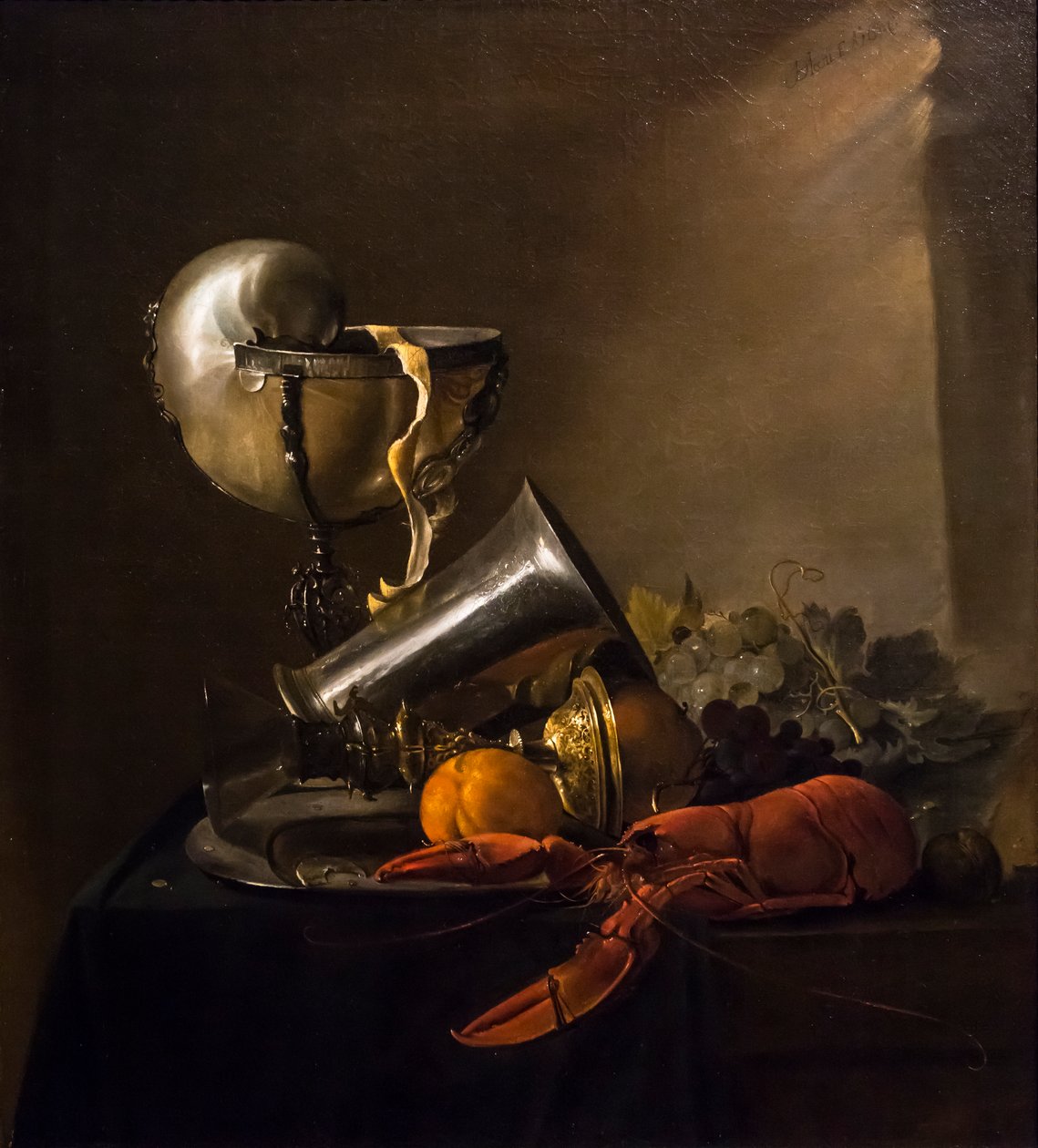 Stillleben mit Nautilusbecher und Hummer von Jan Davidsz. de Heem