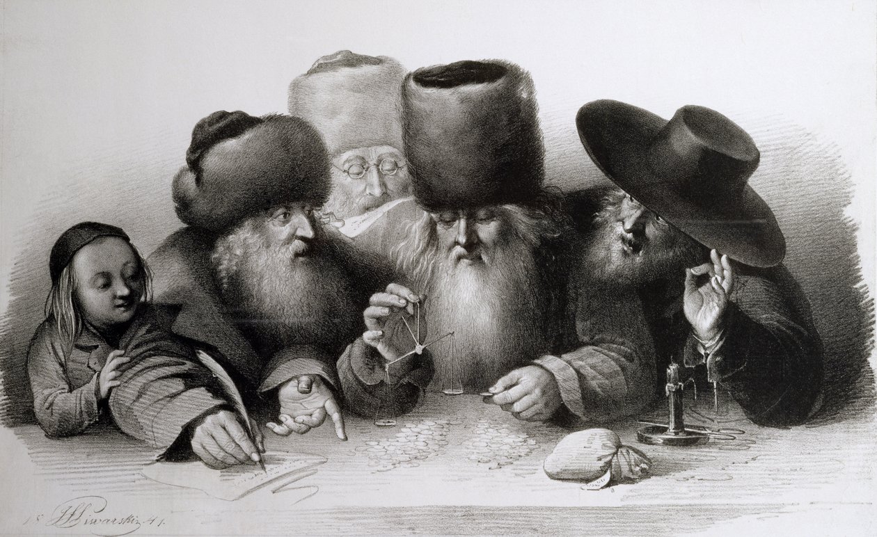 Eine eilige Spekulation, Warschau, 1841 von Jan Feliks Piwarski