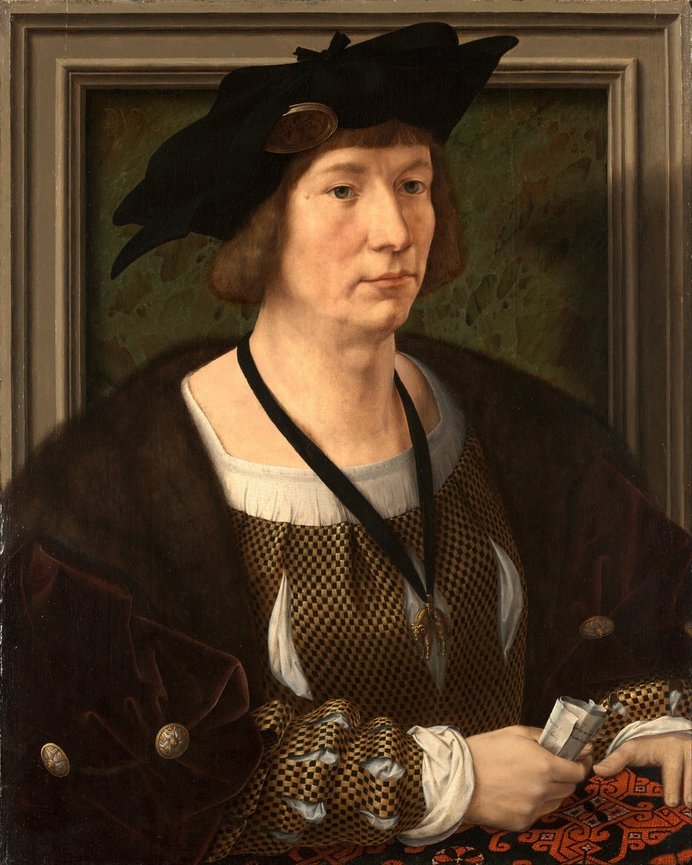 Porträt von Heinrich III. von Nassau-Breda 1483-1538 von Jan Gossaert