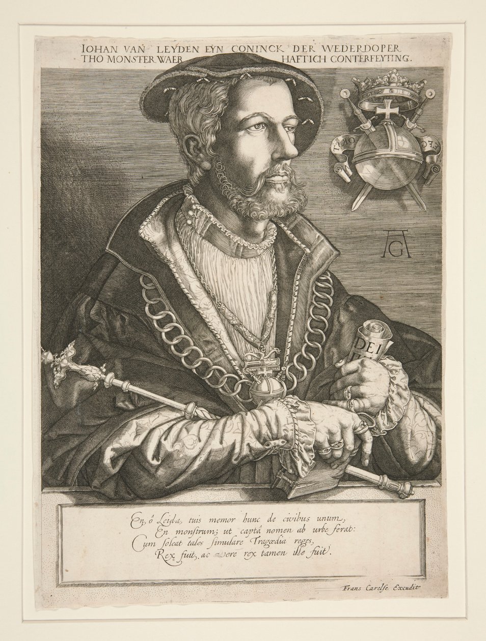 Jan Beuckelszoon (Jan van Leyden) von Jan Harmensz. Muller