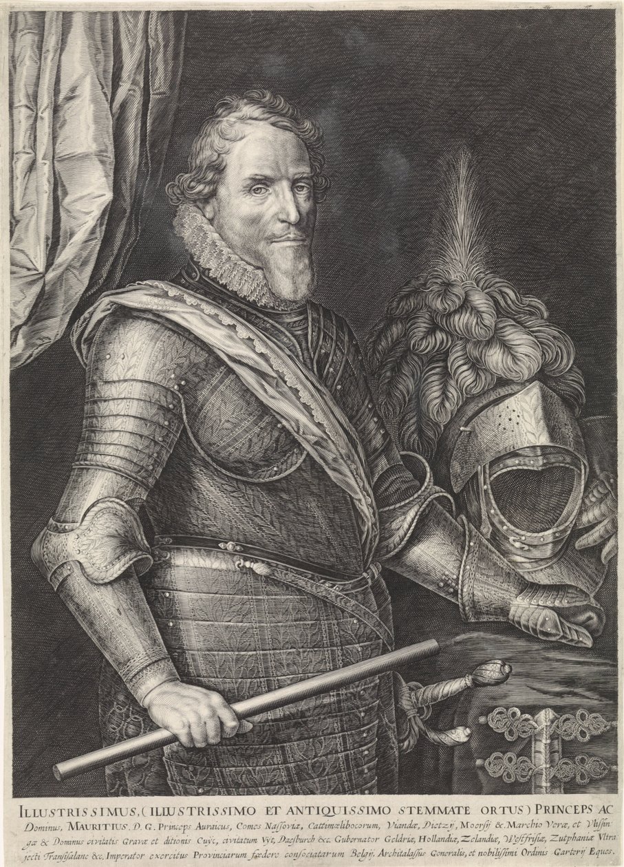 Porträt von Prinz Maurits von Oranien von Jan Harmensz. Muller